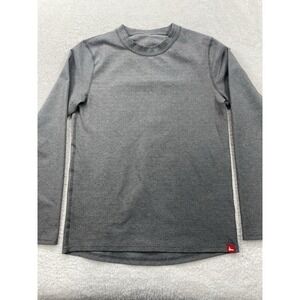 Kombi Men's Gray Long Sleeve‎ Ski Sweatshirt Size Large Wool Blend Thermal